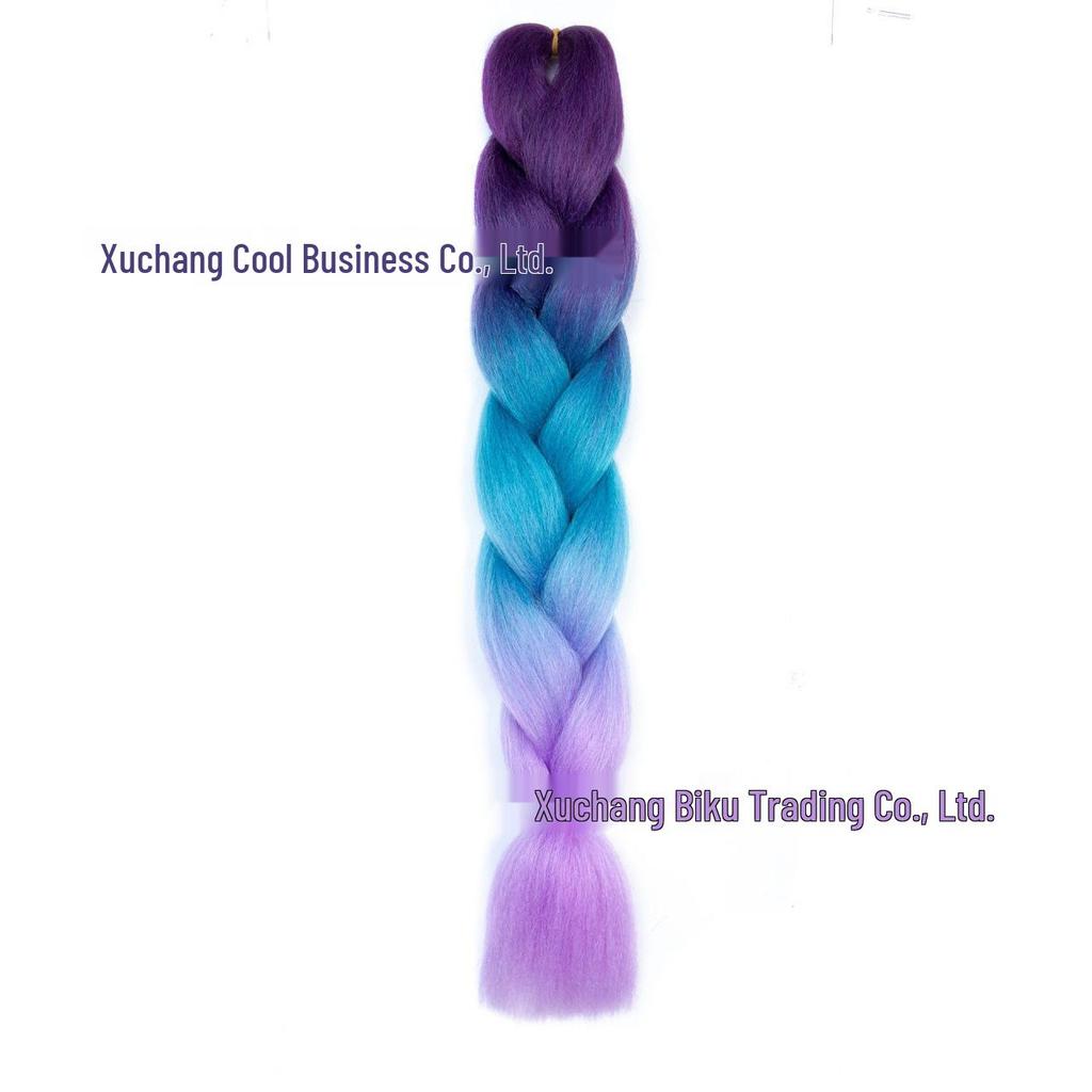 Three, Four, Five-Color Gradient High-Temp Fiber Jumbo Braid Material