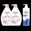 Dove Cherry Blossom Body Wash & Intense Repair Shampoo Set