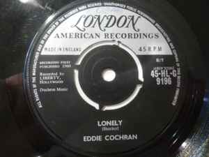 

7inch Record EDDIE COCHRAN - Lonely 45HLG9196 London Records, 1960 UK Rock Used
