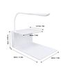 Eyelash Extension Pillow Shelf Stand with LED Light 3 Levels Brightness Grafting Tool Acrylic Lash Pillow Shelf Organizer for Beauty Salon