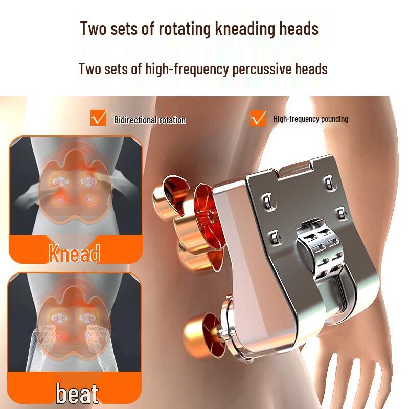 HEZHENG Draagbare Verwarmde Lendenrug Massager CN-stekker (adapter meegeleverd)
