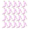 Pack Of 20 High Heel Shoe Charm Stainless Steel Jewelry Making Supplies For Crafting Handmade Accessories And Keychains