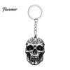 Compact Hanging Accessory 3D Printed Skull Keychain, Detailed Skeleton Key Ring Pendant for Carving Bag Backpack, Spooky Cool Accessory, Halloween