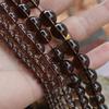 Natural Smoked Quartz Citrine Tea Crystal Round Beads 4-12mm for DIY Accessories