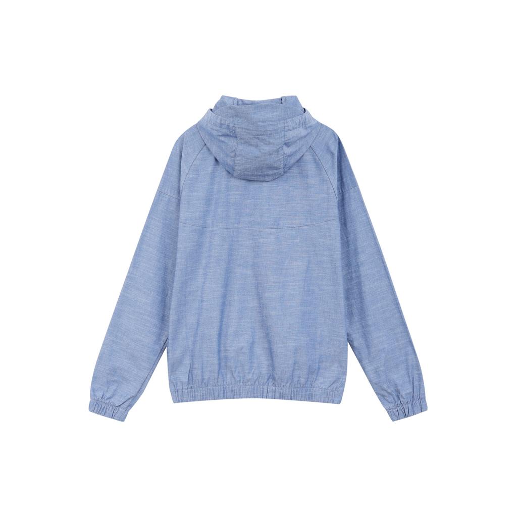 Nike Sportswear Logo Embroidered Woven Breathable Hooded Jacket Men Jackets Power-Indigo DM1184-411