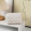 Damen Kosmetiktasche mit Blumenmuster | Lippenstift-, Kabel- und Geldbörsen-Organizer
