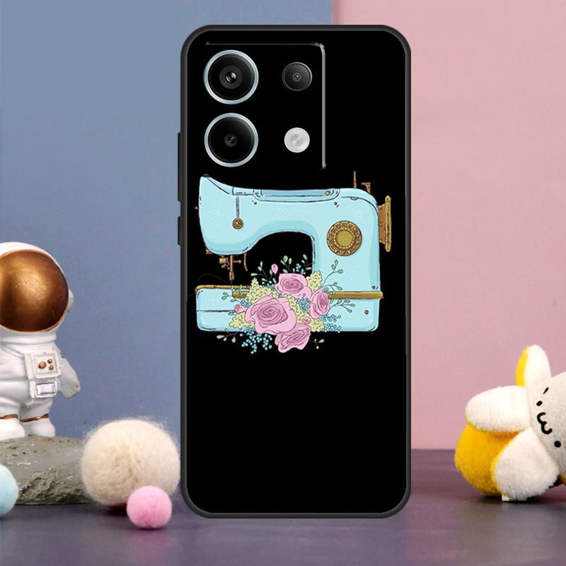 Nähmaschinengehäuse für Xiaomi Redmi Note 15 Pro Plus 10 11 12 13 14 Pro Redmi 15 15C 14C 10C 12C 13C Hülle