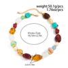 1pc Fashion Vintage Bohemian Exaggerated Resin Beaded Choker Necklace, Vintage Necklace, Suitable for Women