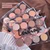 Sheer 12 Color Magic Eyeshadow Palette Pearl Matte Milk Tea Earth Color High Pigmentation