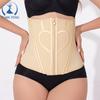 YUANFENG Custom Private Label Double Compression Adjustable Zipper Tummy Wrap Steel Bone Abdomen Corset Waist Trainer Shaper