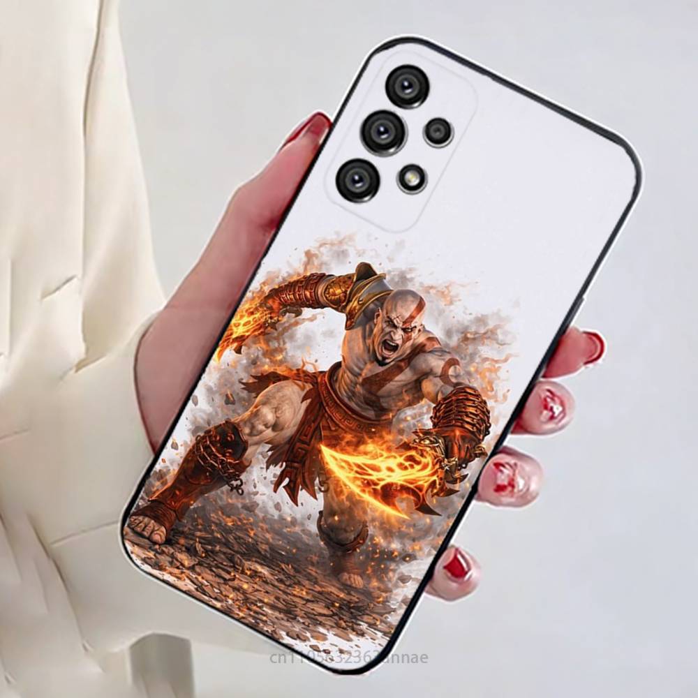 G-God OF War K-Kratos Phone Case For Samsung Galaxy A54,34,24,73,53,52,52S,04S,04E,A72 Cover