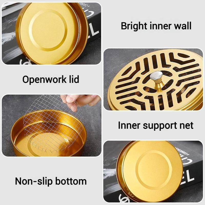 Mosquito Coil Holder Portable Mosquito Coils Tray Anti-Mosquito Repellent Tools Camping Use Insect Prevention Home Decor