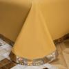 Luxury European Lace Trim Jacquard Silk Bedding Set