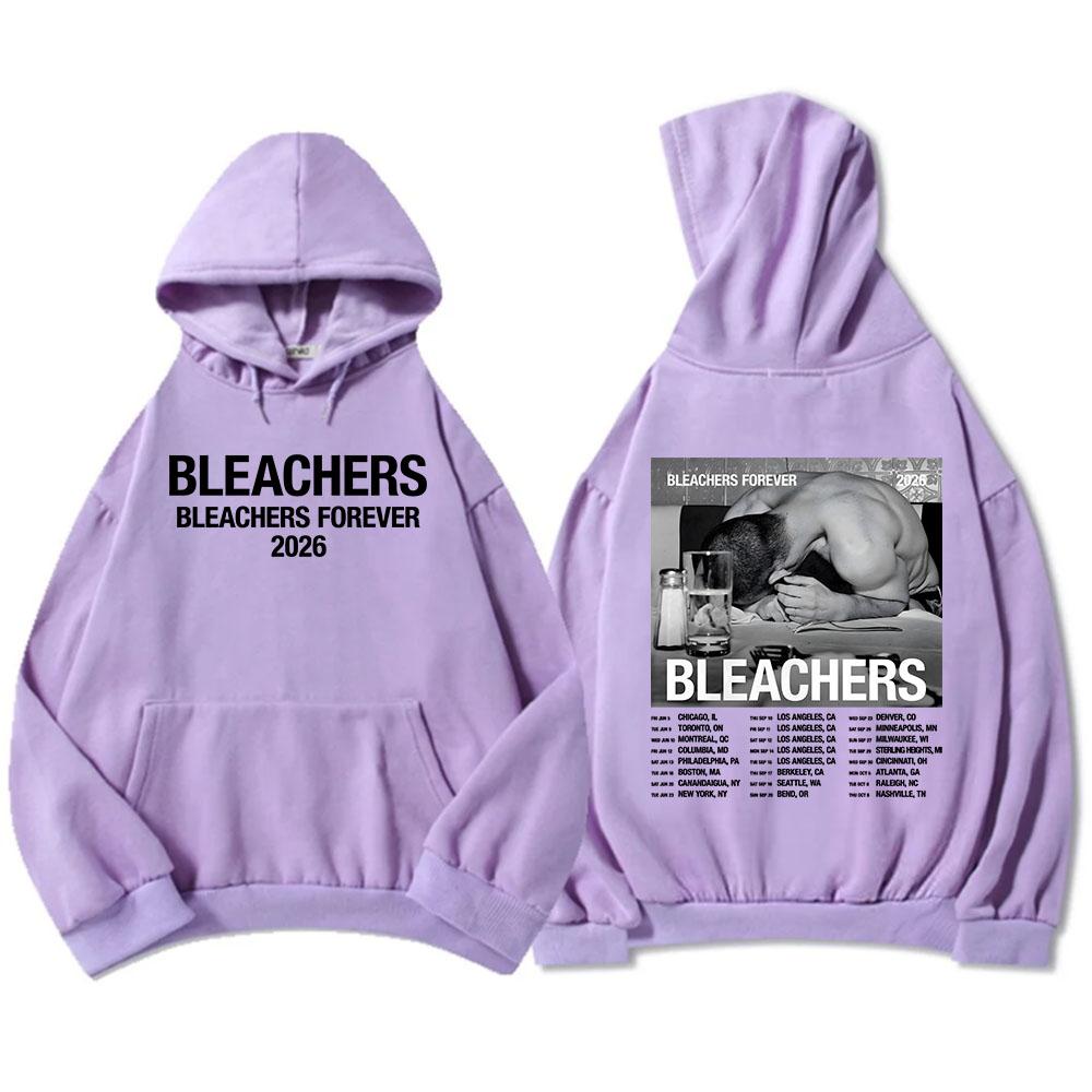 

Bleachers Forever 2026 Tour Hoodies Fleece Long Sleeve Male Hooded Sweatshirts Unisex Streetwear Graphic Print Pullovers XXXL