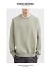 Men's Round Neck Anti-Wrinkle Letter Print Pullover Hoodie - 2025 Spring/Autumn, Slightly Loose Casual Fashion Top.