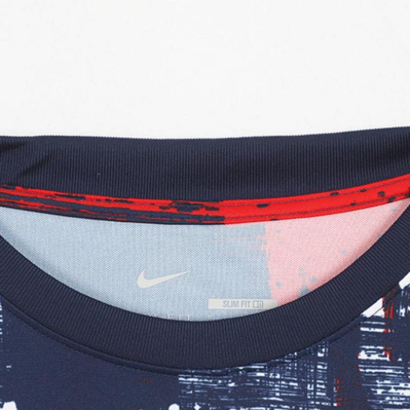 Nike Kurzarm-T-Shirt Psg Paris Saint Germain Academy Pro Home Pre-Match-Top