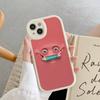 3D Funny Face Phone Case For IPhone 16 15 14 13 12 11 Pro Max Plus Leather Cover