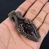 Copper Tourmaline Gemstone Pure Copper Wire Wrapped Handmade Pendant Jewelry For Her