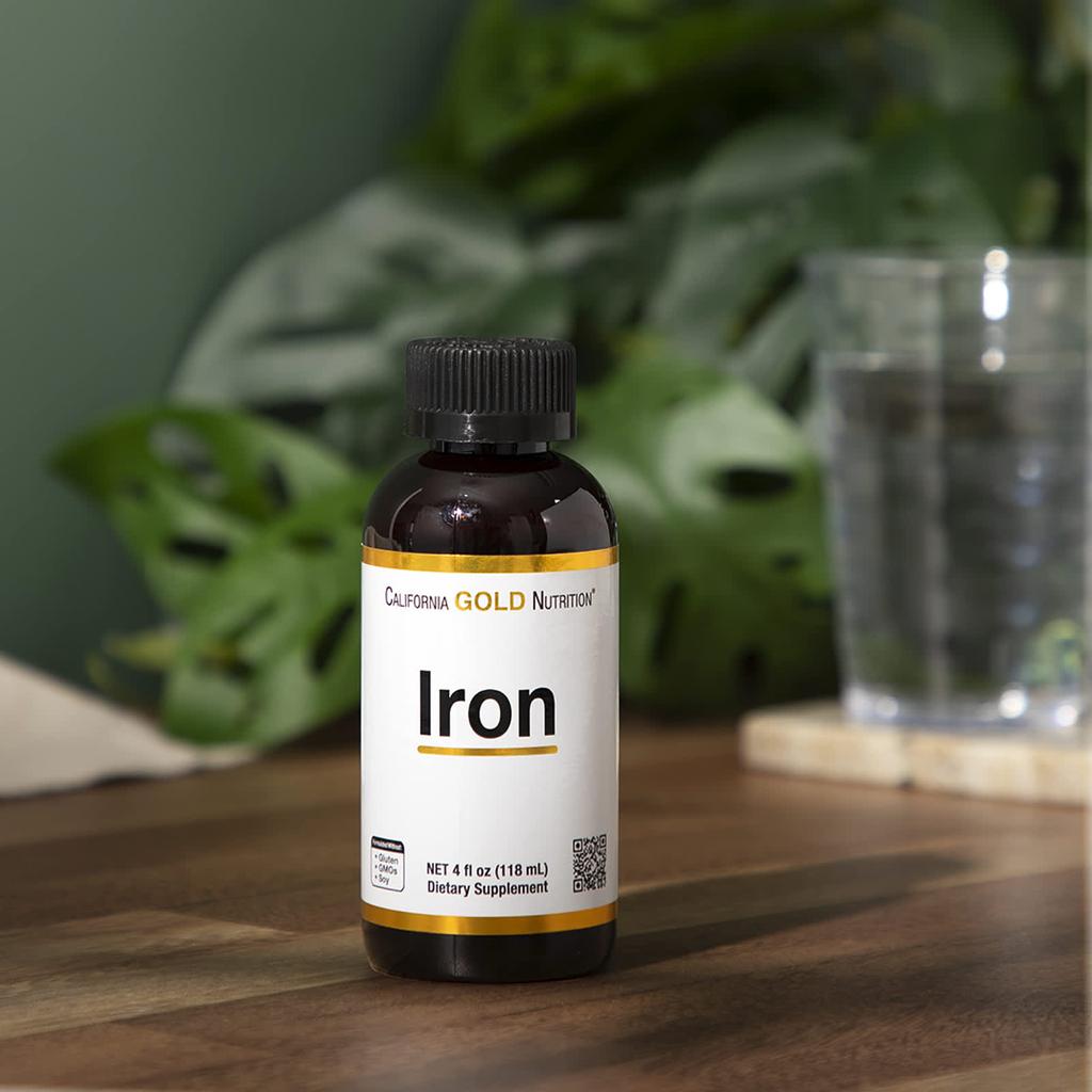 California Gold Nutrition Iron, 4 Fl Oz (118 Ml)