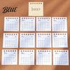 Durable Daily Schedule Dec. Standing 2027 Jan. Desk Calendar Organizer Mini 2027 to Flip Small