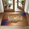 Sydney Roosters Design Crystal Velvet Rug Soft Decorative Mat for Bedroom Entrance