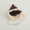 Cute Mushroom Knitted Beanie Cold Proof Ear Protection Hat Fashion Kids Winter Hat  for Children