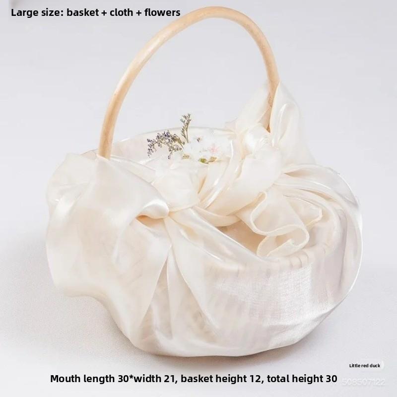 Корейская Свадьба Подружки Невесты Женские Сувениры Подарочная Корзина Ветер Лу Сжать Пустая Коробка Портативная Цветочная Корзина Подарочная Корзина