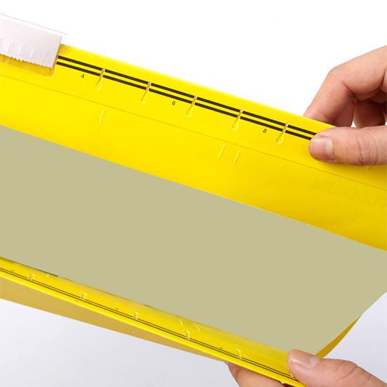 20Pcs Hanging File Folders Document with File Tabs Easy Identification Organizer Clip Board Assorted