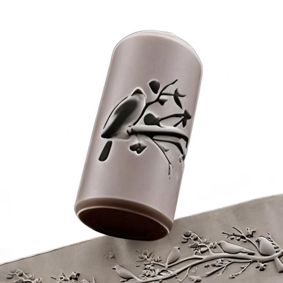 Polymer Clay Embossing Texture Roller Pottery Clay Modeling Patterned Roller DIY Household Ceramic Slab Clay Tile Textured Embossing Tools