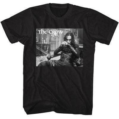 The Crow Draven In Chair Black Adult T-Shirt Unisex T-Shirt