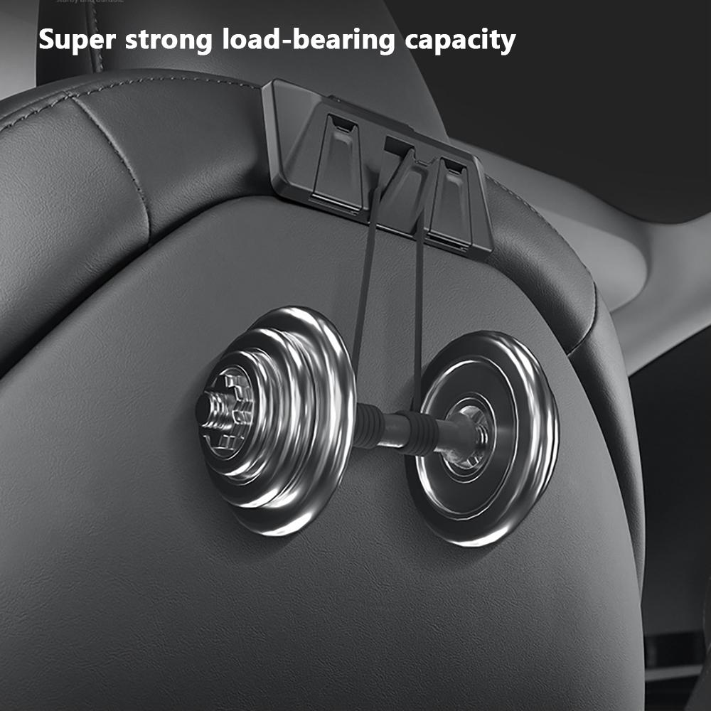 Seat Back Hook for Tesla New Model Y Juniper 2025 Launch Model 3 Highland 2024 Multiple Hooks Foldable Design