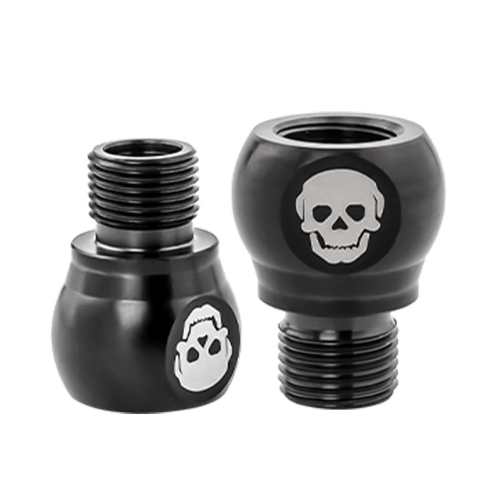 1 Pair Thicken Bike Pedal Axle Extenders 20MM Bike Pedals Adapters Bolt Folding Bicycle
