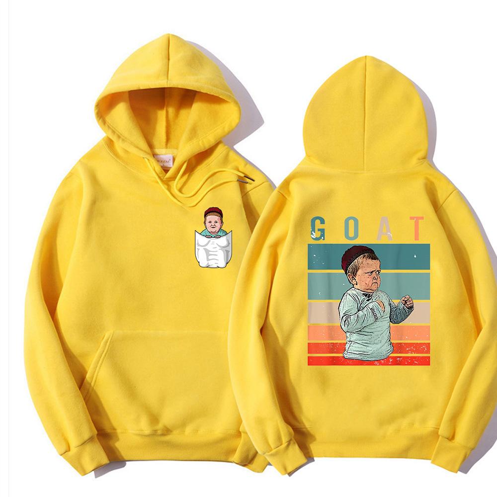 

Мини-толстовки Khabib Hasbulla с принтом Kawaii Graphic Print Женская мода Hip Hop Hoodie Hoody Толстовки Пуловеры Унисекс Одежда XXXL жёлтый