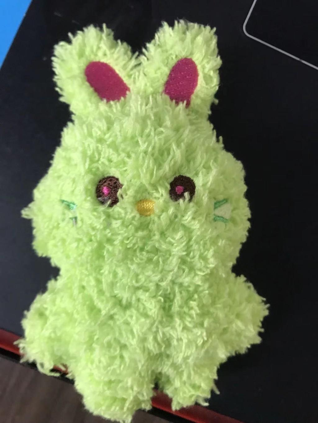 

Rabbit Long Bunini Plush Doll Hanging Toy With Soft Material For Gift Giving зелёный