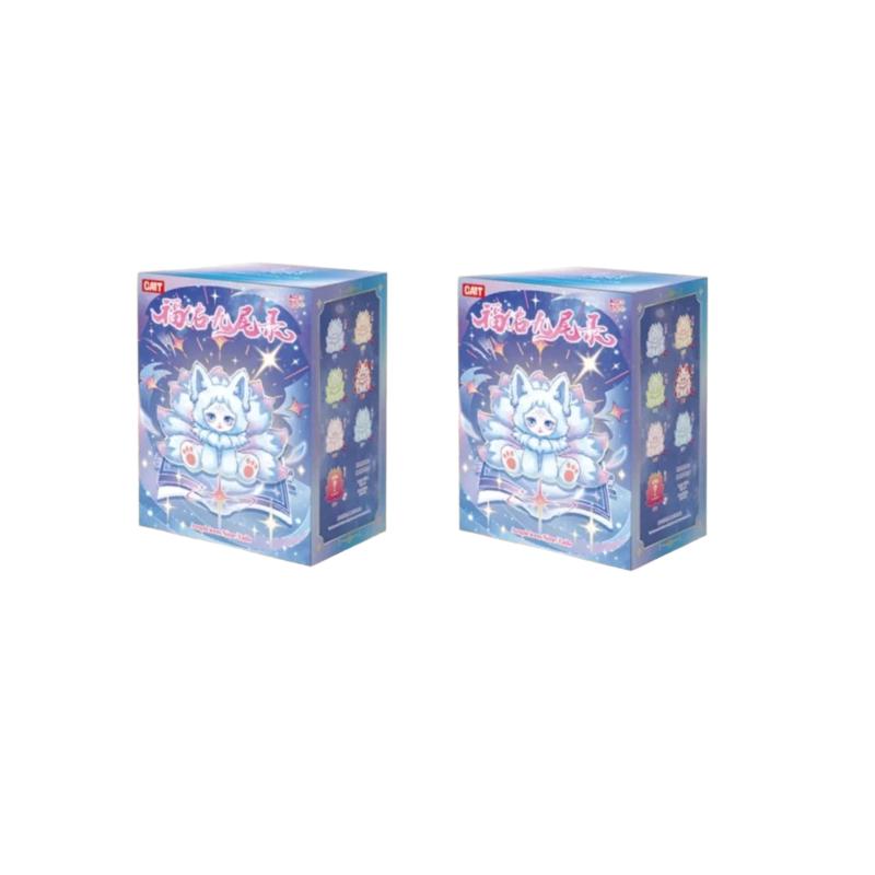 New Spot Chinese Style Original Blessing Nine-Tailed Fox Series Cute Myth Plush Doll Blind Box Christmas Toy Gift