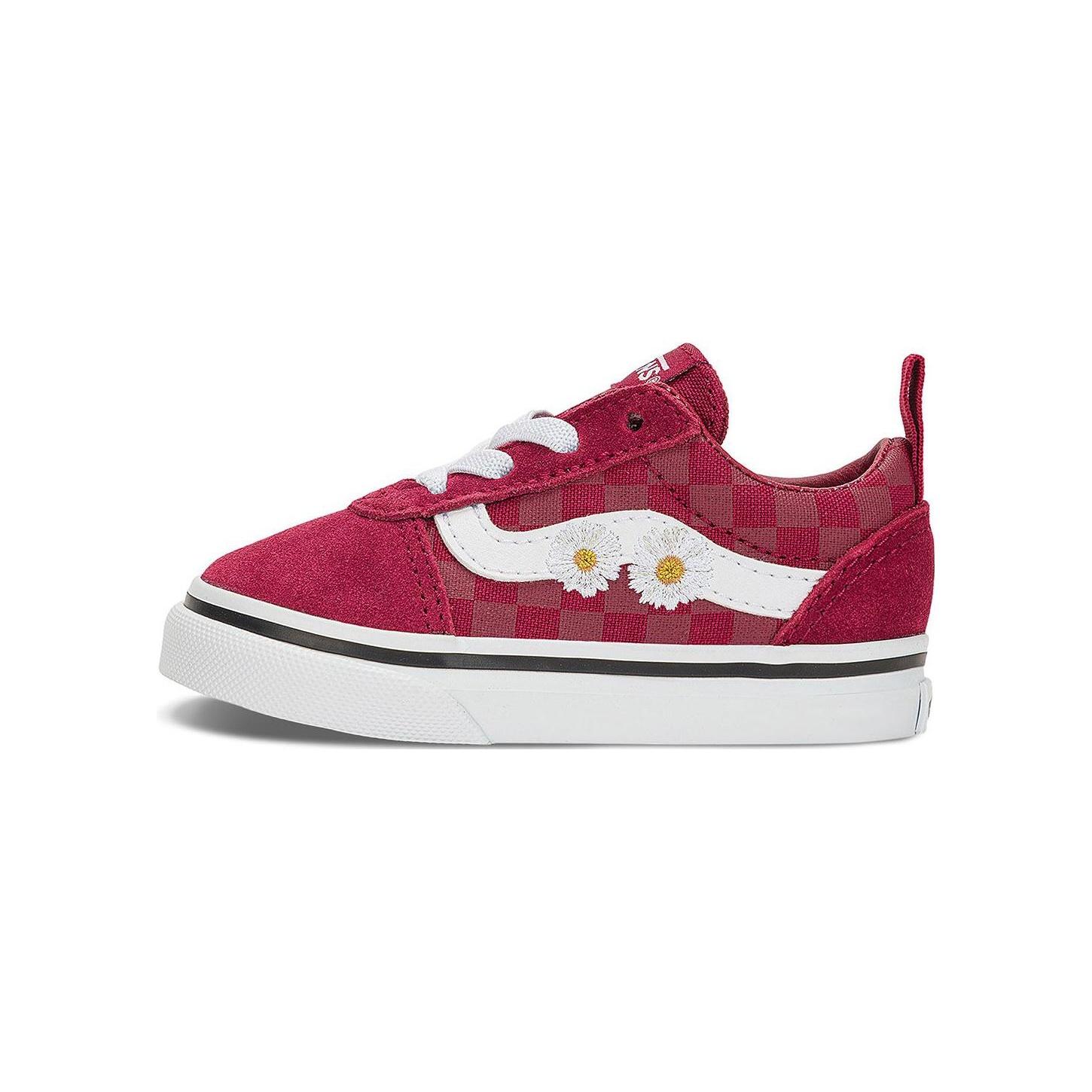 (TD) Vans Ward Slip-On Red White Baby VN0A5KY8TD2 EU 26.5