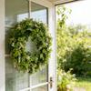 Elegant Shamrocks Wreath Featurings Four Clovers And Green Foliages . 's Celebrations Indoor Use
