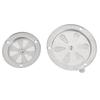95/125Mm Ayarlanabilir Havalandırma Izgarası Yuvarlak Kanal Havalandırma Izgaraları Kapağı Barbekü Izgarası Tütsüleme Egzoz Havalandırması Soba