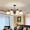 2026 Retro Mid-Century Chandelier: American Countryside Style for Living Room, Bedroom, Dining Room, or Hall