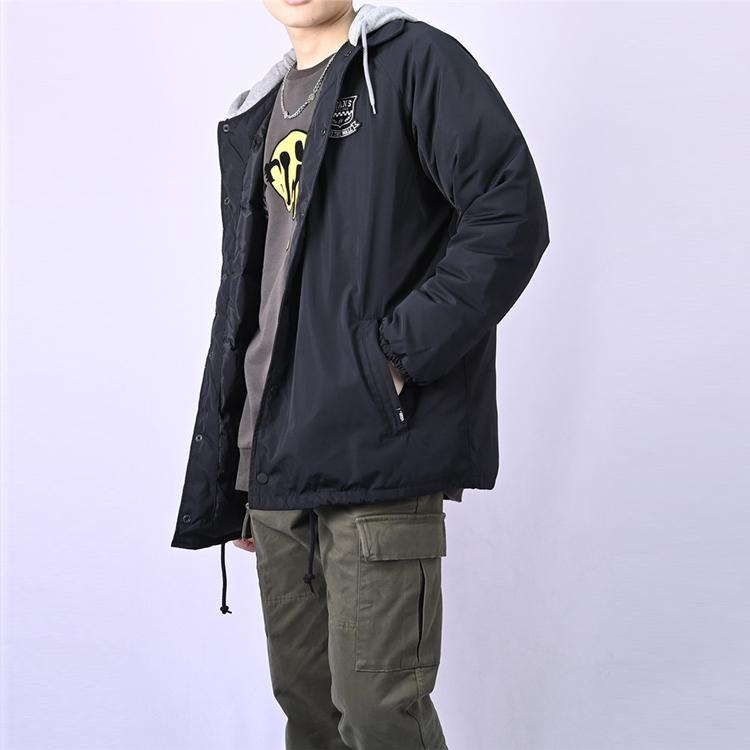 Vans Kurtka z kapturem we wzór czaszki Męskie Kurtki Czarna VN0A5F74BLK