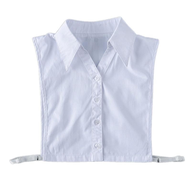 

Half Shirt Collar Girls Clothes Accessiory Collar Versatile Outfits Traditional Mini Lapel Shawl Collar Lapel 1