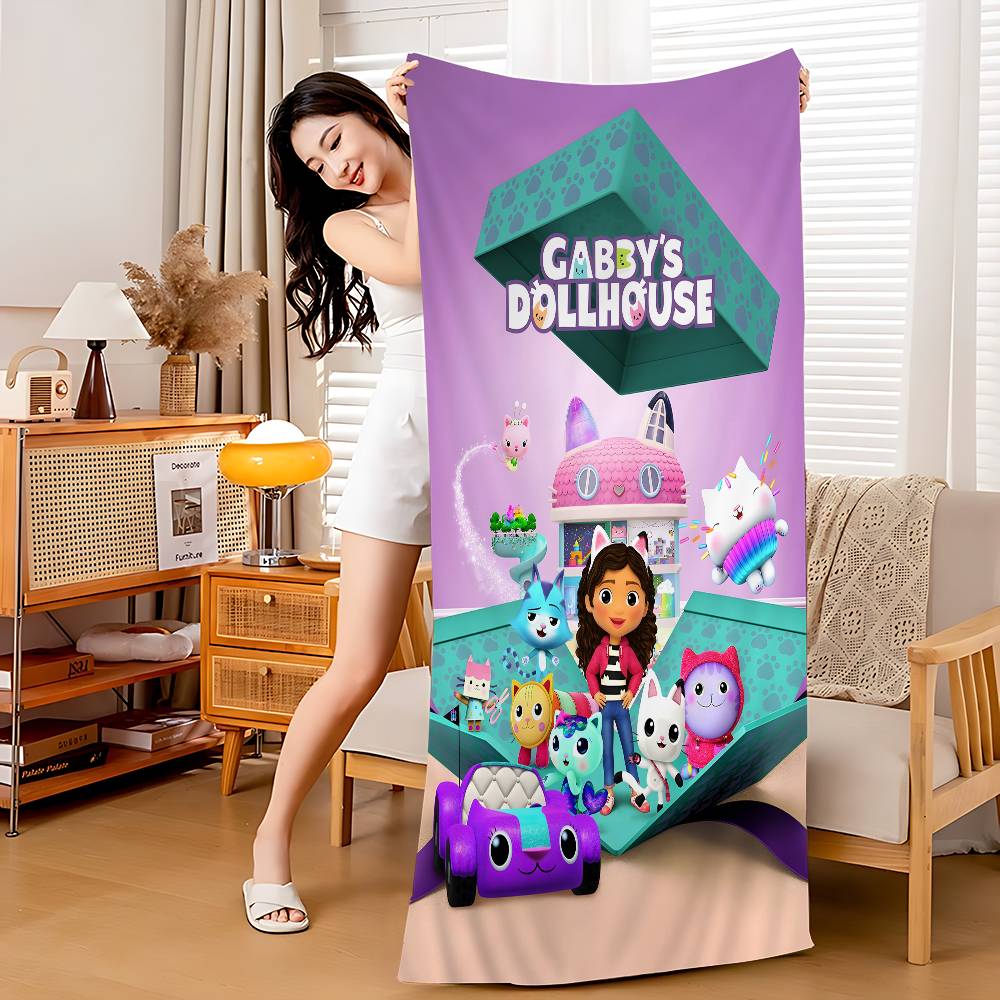 G-Gabbys Dollhouse Classic Vintage Microfiber Beach Towel Absorbent Quick Dry Soft Yoga Swimming Resort Mountain Climbing Towel