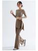 Yoga Micro Flare Pants with Detachable Skort for Sports and Dance