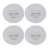 4PCS Round D Ring Patch 3.1 Inch Kayak D Ring  for Surfboard Stand Up Paddleboard
