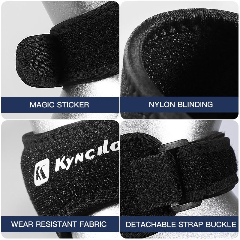 1 Piece Knee Patellar Tendon Knee Support Strape Brace Adjustable Shock Absorption Compression Knee Pad Sleeve for Basketball