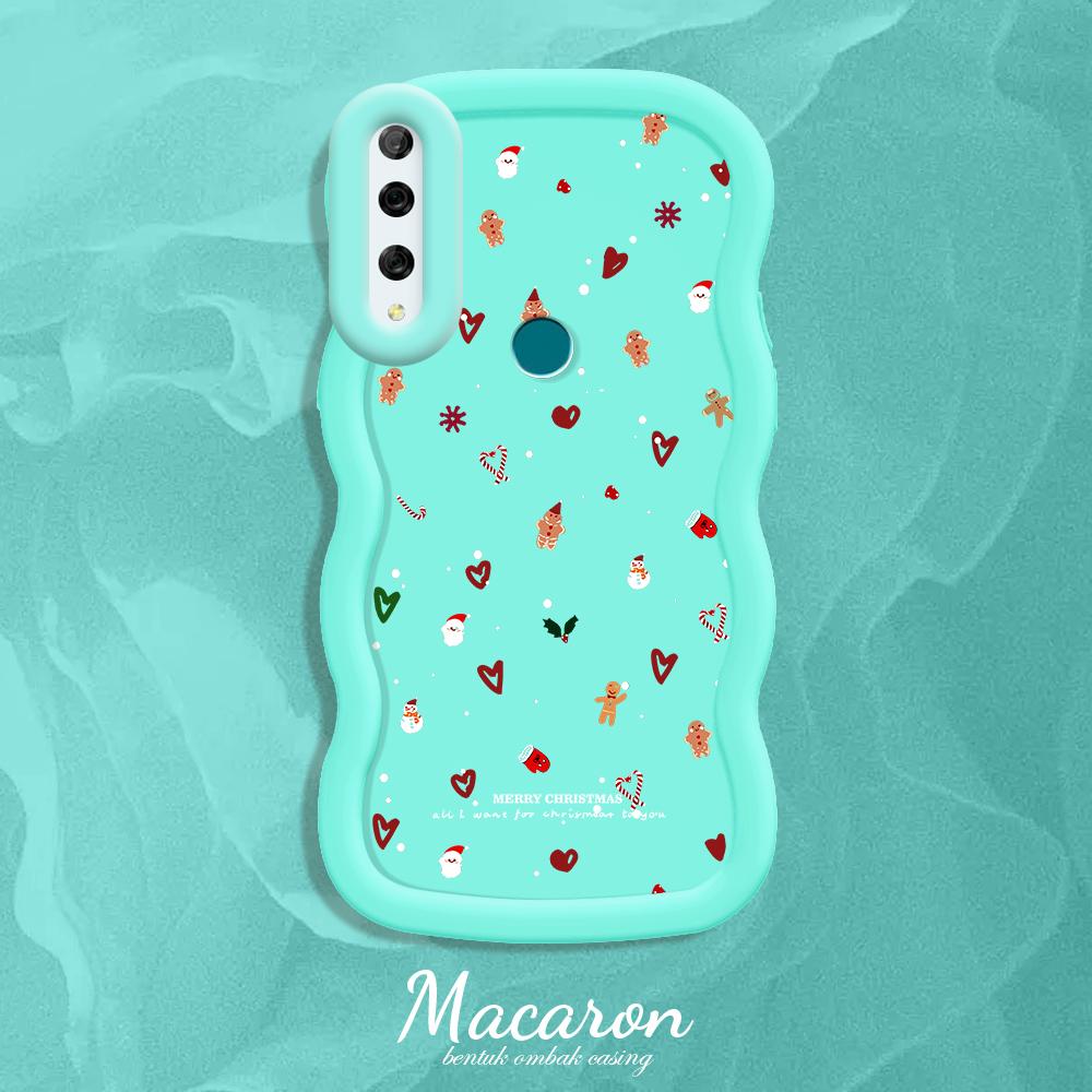 Malovaný vzor Big Wave Edge Měkký silikonový materiál Macaron Pouzdro na telefon Nárazuvzdorný ochranný gumový obal pro iPhone Huawei Honor Infinix Tecno