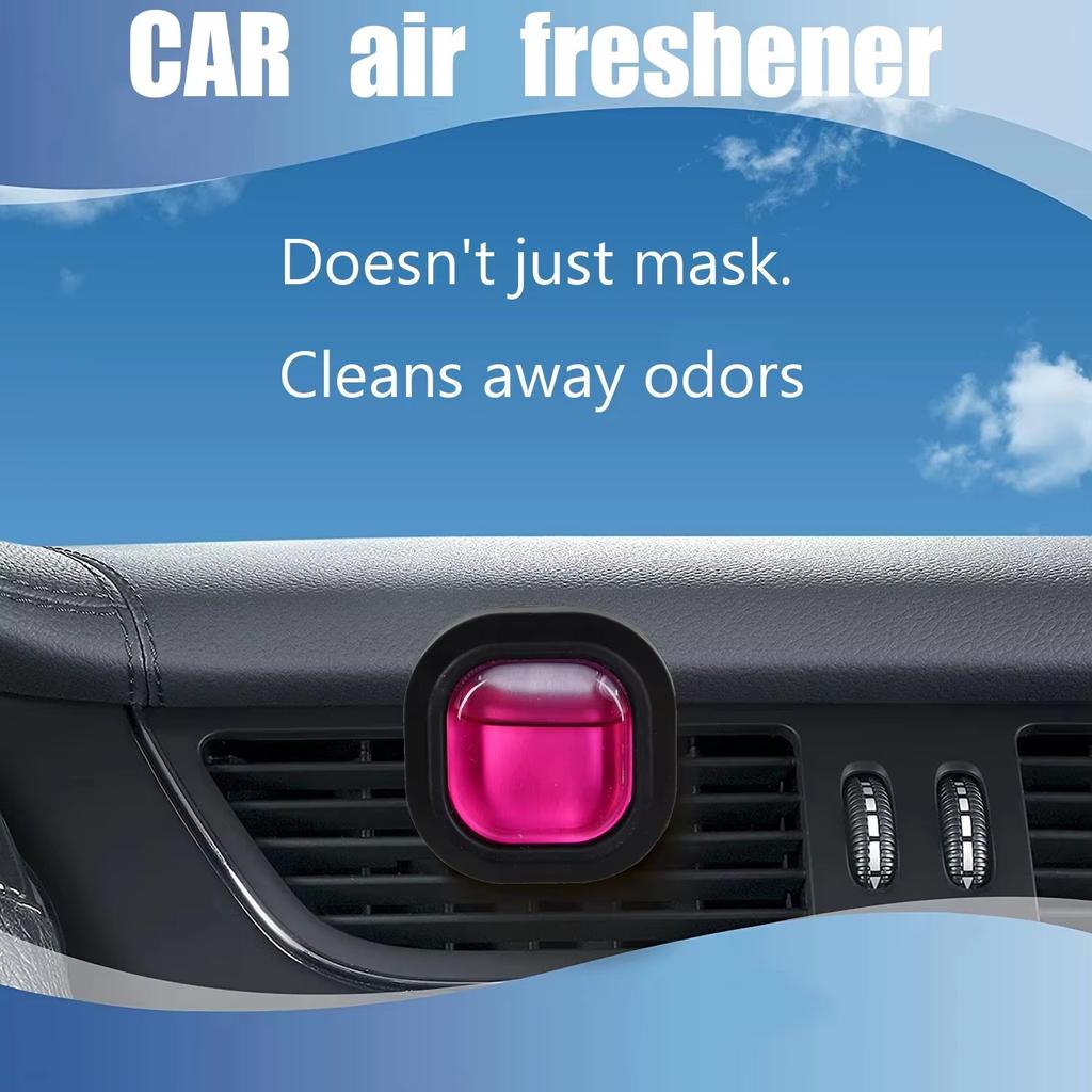 Long-Lasting Car Air Freshener Vent Clip Essential Oil Car Fragrance 1.11oz Alcohol-Free Fragrance for Fresh Car Smell Odor Elim