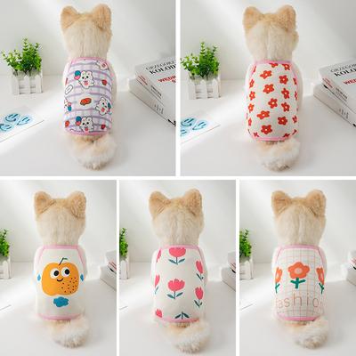Großer Haustierhund Hund Katze Kleidung Weste Frühling und Sommer Kühl Teddy Magic Fighting Zubehör