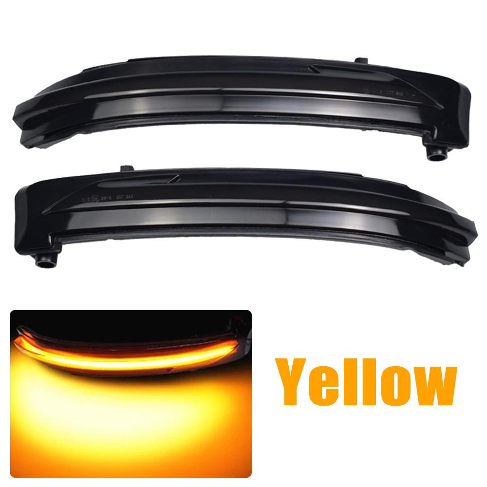 

Светодиодный боковой зеркальный динамический указатель поворота, последовательный светильник для Nissan X-Trail T32 Rogue Qashqai J11 Murano Z52 Juke Navara жёлтый