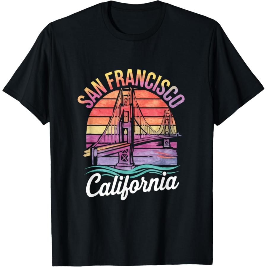 San Francisco Golden Gate Bridge T-Shirt(3) XXXXXL чёрный